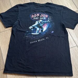 Ron Jon Surf Shop Cocoa Beach Astronaut Space T-Shirt Boys Size XL